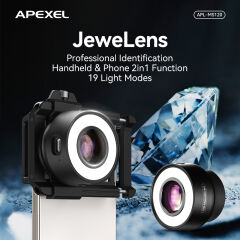 Apexel JeweLens 120X Aydınlatma Kuyumcu Büyüteci