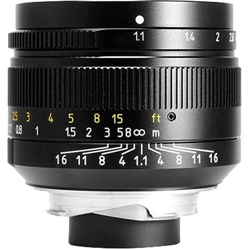 7artisans 50mm F1.1 Fixed Lens (Leica M-mount) Siyah