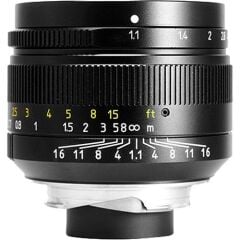 7artisans 50mm F1.1 Fixed Lens (Leica M-mount) Siyah