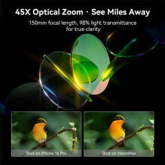 Apexel VisionMax Taşınabilir Akıllı Dijital Telefoto Lens