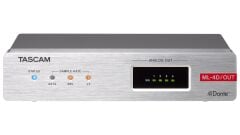 Tascam ML-4D-OUT-E Dahili DSP Mikseri ile 4 Kanallı Hat Çıkışlı Dante Dönüştürücü