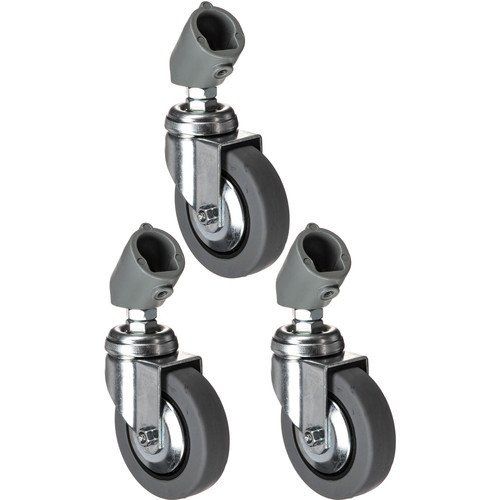 Manfrotto 109 Tekerlek (Frensiz, Işık Ayakları İçin Set)