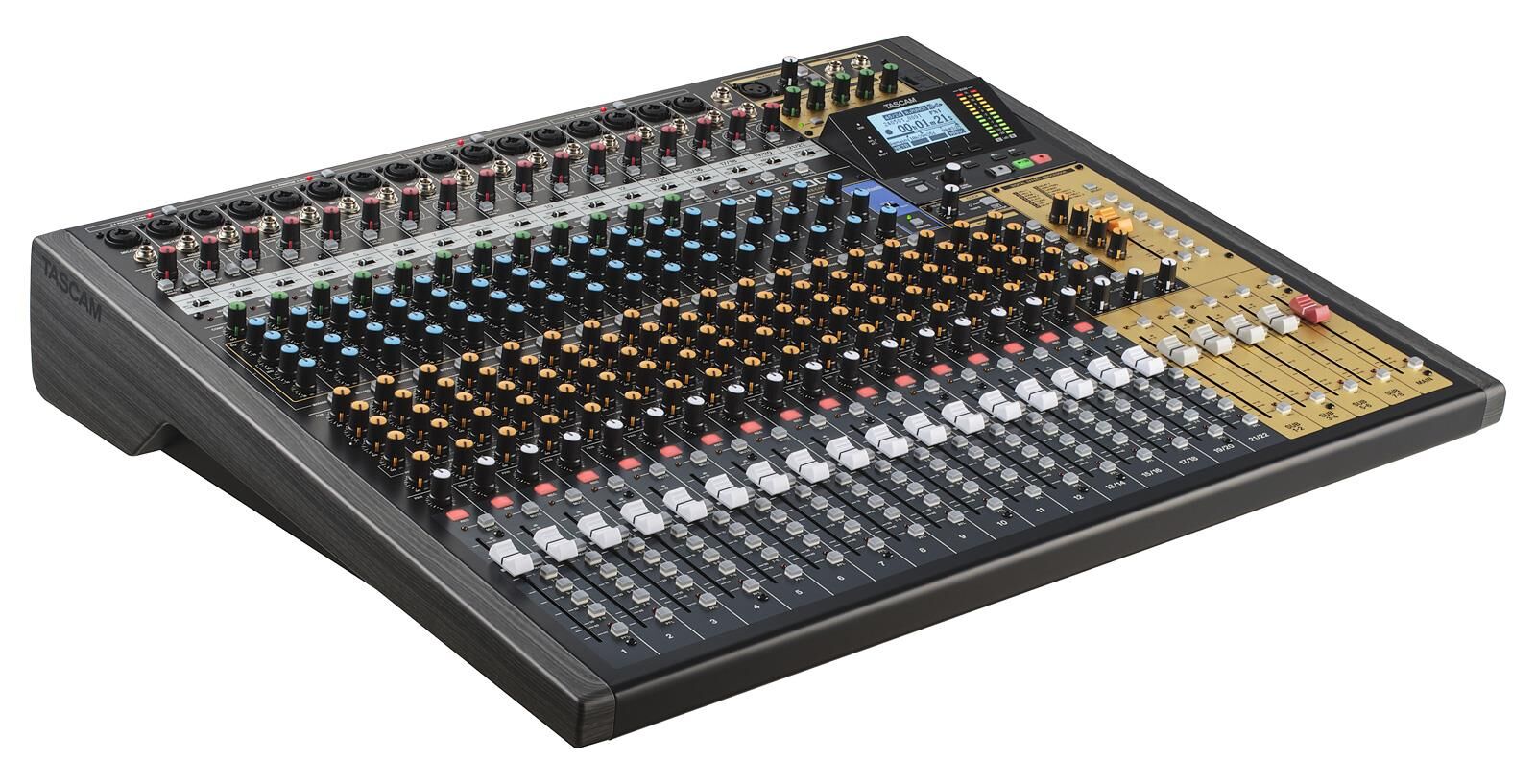 Tascam MODEL 2400 24 Kanal Amiral Gemisi Analog Kayıt Konsolu ve Ses Kartlı Canlı Mikser