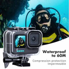 Oem Marka Gopro 9/10/11/12/13 için Su Altı Housing GPH11