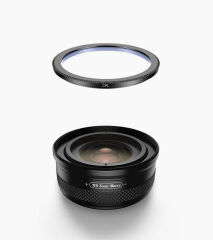 Apexel 10-20X Zoom Makro Lens+Halka Işık