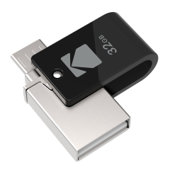 KODAK OTG Dual USB3.1 Type C K230 32GB Akıllı Telefonlar için USB Bellek