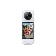 Insta360 X5 Beyaz Aksiyon Kamerası - Motosiklet Kiti