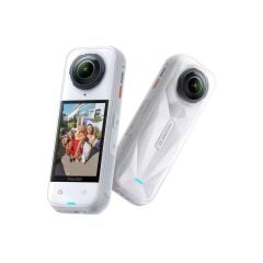 Insta360 X5 Beyaz Aksiyon Kamerası - Motosiklet Kiti