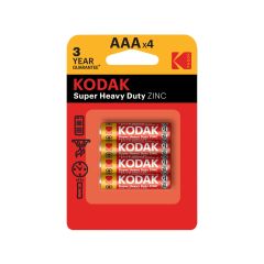 Kodak 4 Adet Blisterli Çinko Karbon İnce Pil-AAA