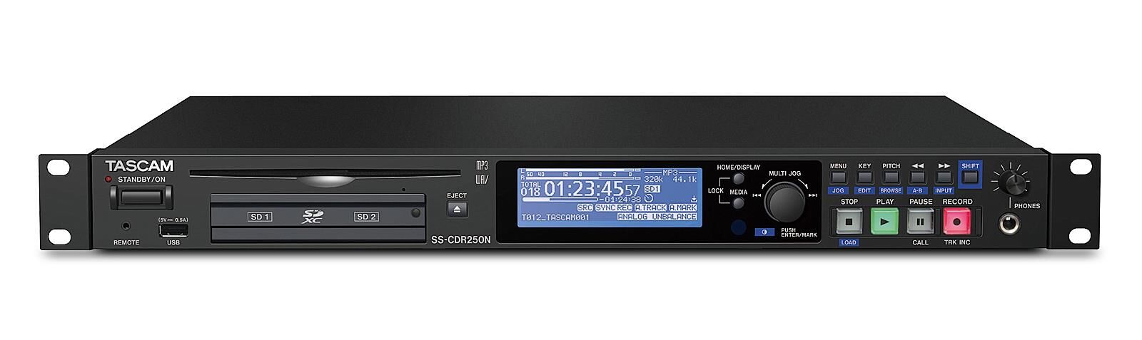 Tascam SS-CDR250N Network Özellikli Solid State CD/Medya Oynatıcı