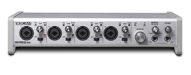 Tascam SERIES 208İ 20 Giriş 8 Çıkış DSP Mikserli USB Ses / Midi Arabirimi