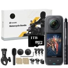 Insta360 X5 360 Derece 8K Aksiyon Kamera Motosiklet Kit (1TB)