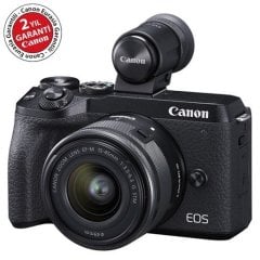 Canon EOS M6 Mark II 15-45mm Kit + EVF-DC2 Vizör