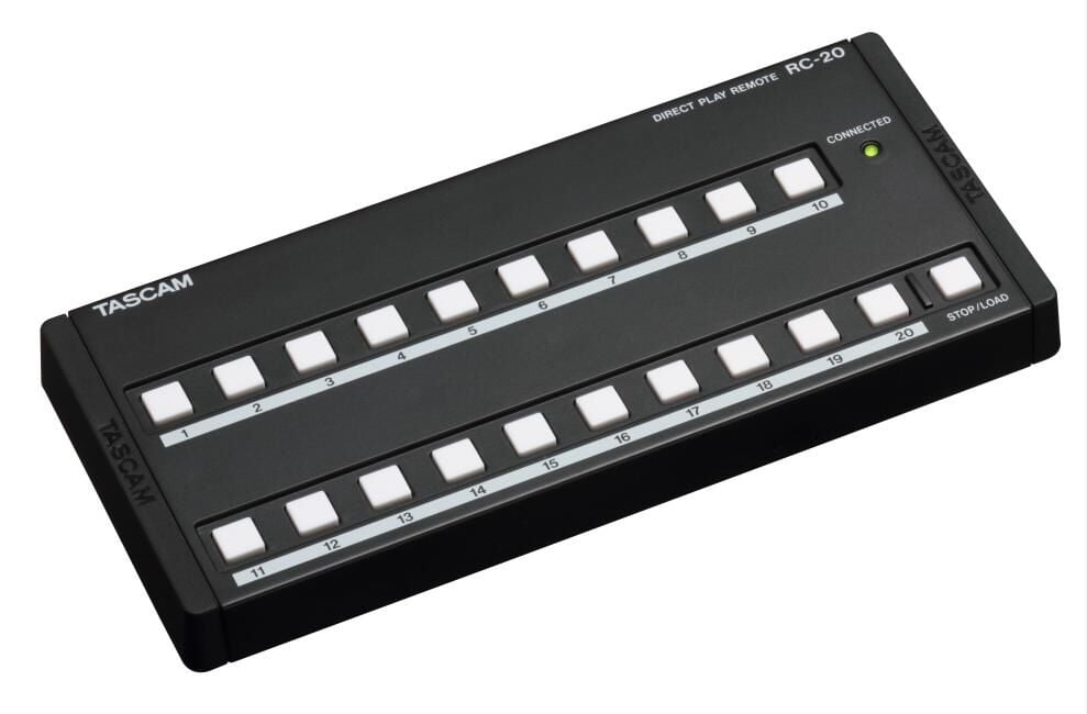 Tascam RC-20 CD Oynatıcılar ve Kaydediciler için Direct Flash Play Uzaktan Kumandası