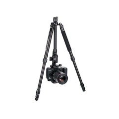 JJC TP-J1 Black 145cm Çantalı Ballhead Tripod (Monopoda Dönüşebilir)