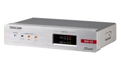 Tascam MM-2D-E Dahili DSP Mikseri ile 2 Kanallı Mikrofon/Hat Giriş/Çıkış Dante Dönüştürücü