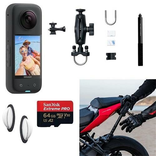 Insta360 X3 Motorcycle U-Bolt Mount Kit