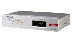 Tascam MM-2D-X Dahili DSP Mikseri ile 2 Kanallı Mikrofon/Hat Giriş/Çıkış Dante Dönüştürücü
