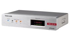 Tascam MM-4D-IN-E Dahili DSP Mikseri ile 4 Kanallı Mikrofon/Hat Girişli Dante Dönüştürücü