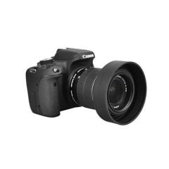 JJC 43mm 3 Kademeli Katlanabilir Silikon Parasoley