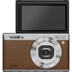 Yashica City Tank Kahverengi Kompakt Dijital Fotoğraf Makinesi