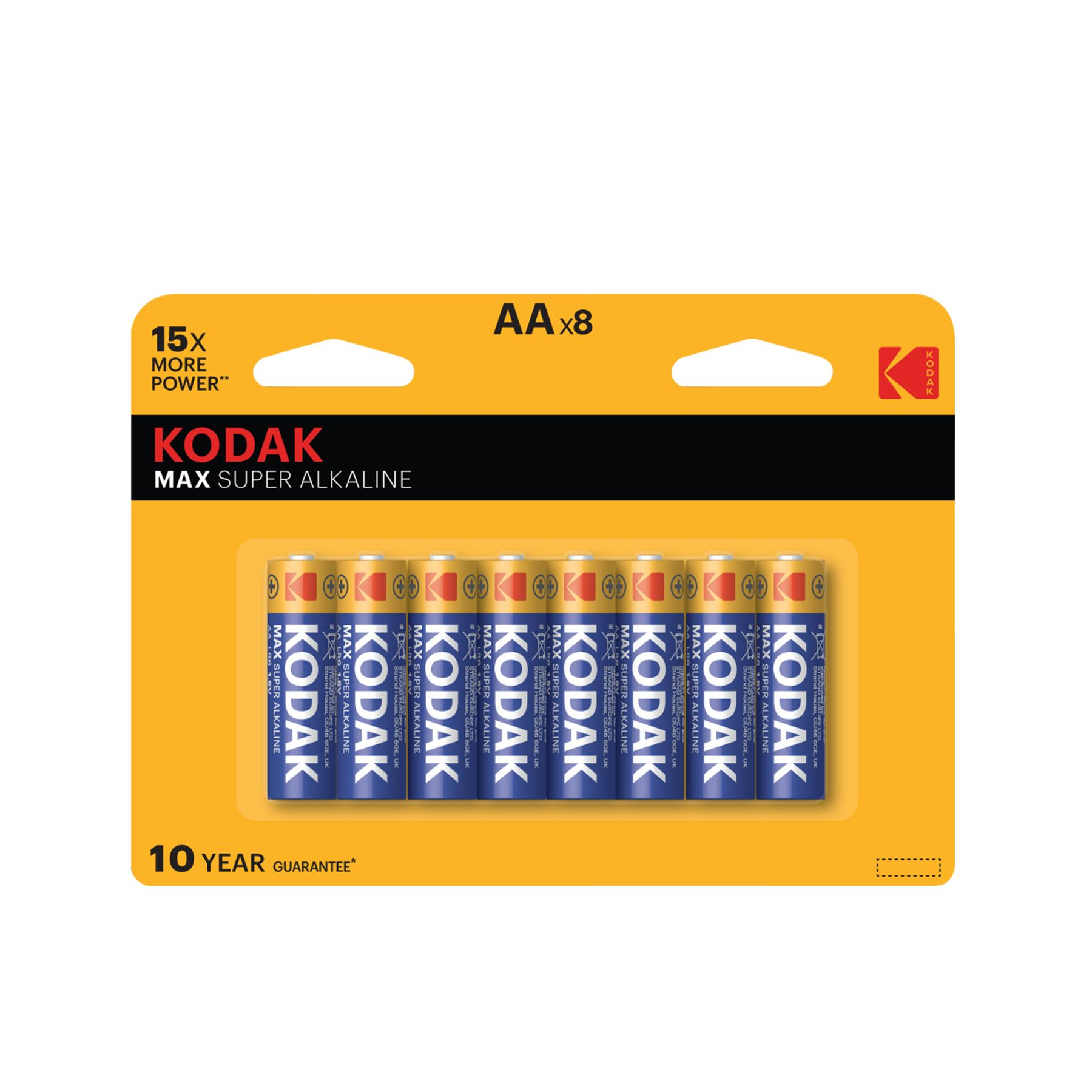 Kodak 6+2 Max Alkalin Kalem Pil-AA