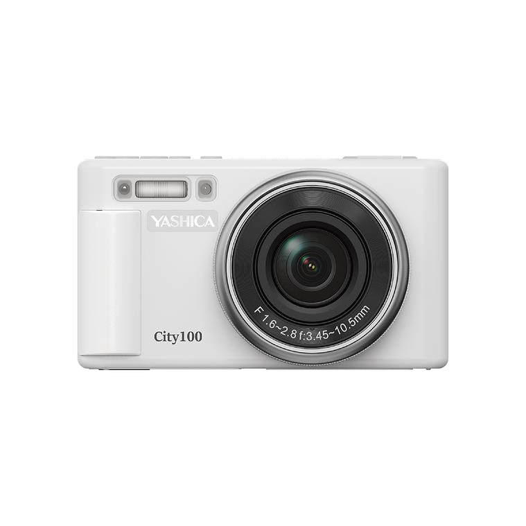 Yashica City 100 Beyaz Kompakt Dijital Fotoğraf Makinesi