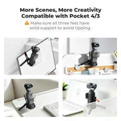 Osmo Pocket 4 için Manyetik Genişleme Çerçevesi