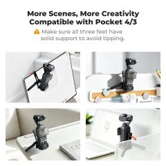 Osmo Pocket 4 için Manyetik Genişleme Çerçevesi