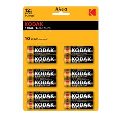 Kodak Xtralıfe 12 Adet Alkalin Kalem Pil - 6x2-AA