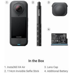 Insta360 X4 Air 360° Aksiyon Kamerası Starter Bundle