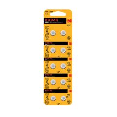 Kodak 10 Adet Ultra Alkalin Düğme Pil-KA76/LR44