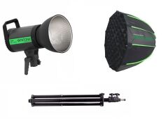 PATONA 4198 ML-1200 120W Bi-Color LED Hızlı Kurulum  60cm Octagon Softbox Tekli Işık Kiti