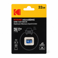 Kodak 32GB Micro SD UHS-I U3/V30/A1 Araç Kamerası İçin Micro SD Kart KD360