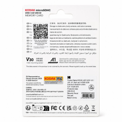 Kodak 32GB Micro SD UHS-I U3/V30/A1 Araç Kamerası İçin Micro SD Kart KD360