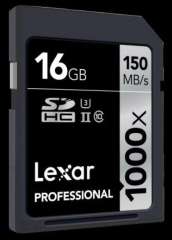 Lexar 16GB 1000X 150mb/sn UHS-II SDHC Hafıza Kartı