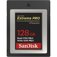 SanDisk Extreme PRO 128GB 1700MB/s CFexpress Type B Hafıza Kartı