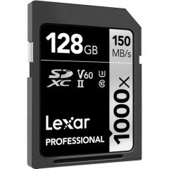 Lexar 128GB 1000X150mb/sn UHS-II U3(v60 SDXC Hafıza Kartı