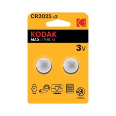 Kodak 2 Adet Ultra Lityum CR2025  Para Pil