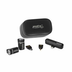 PDX PRO S9 Mini 3 in 1 ikili Kablosuz Yaka Mikrofonu