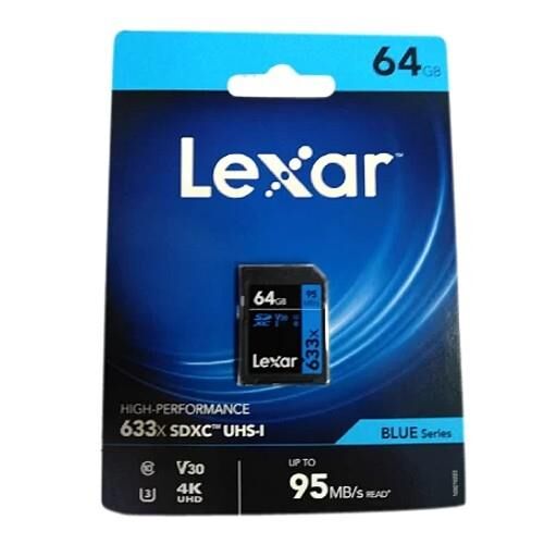 Lexar 64GB 633X 95mb/sn UHS-I SD Hafıza Kartı