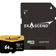 Exascend Catalyst 64GB microSDXC V30 A2 Hafıza Kartı