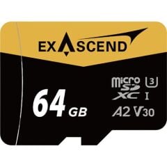 Exascend Catalyst 64GB microSDXC V30 A2 Hafıza Kartı