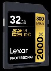 Lexar 32GB 2000X V90 300mb/sn UHS-II SDHC Hafıza Kartı