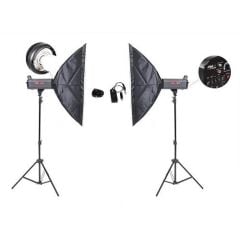 Star 600W 2'li Paraflaş Set