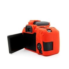 Sanger Canon 77D Uyumlu Silikon Kılıf (Kırmızı)