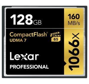 Lexar 128GB 1066X 160MB/s Profesyonel CF Hafıza Kartı