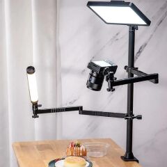 VIJIM LS22 Çok Amaçlı Laptop ve Kamera Masa Montaj Standı