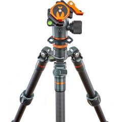 3 Legged Thing Leo 2.0 Carbon Fiber Tripod ve AirHed Pro Lever Kafa (Gri)
