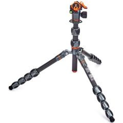 3 Legged Thing Leo 2.0 Carbon Fiber Tripod ve AirHed Pro Lever Kafa (Gri)